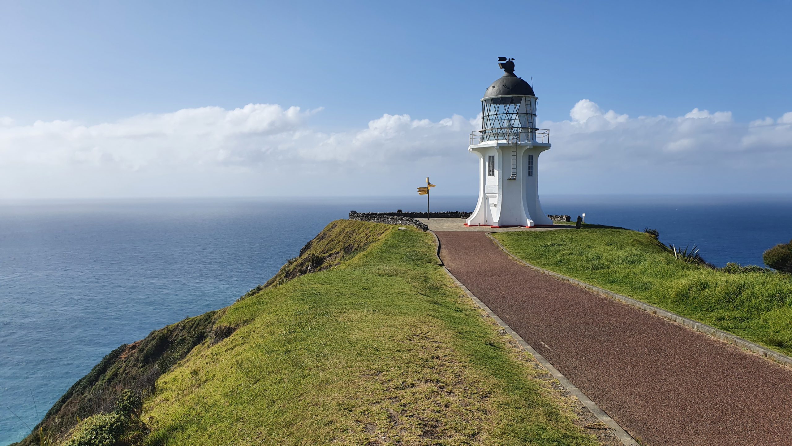 The lighthouse at Cape Reinga, The Start of Te Araroa